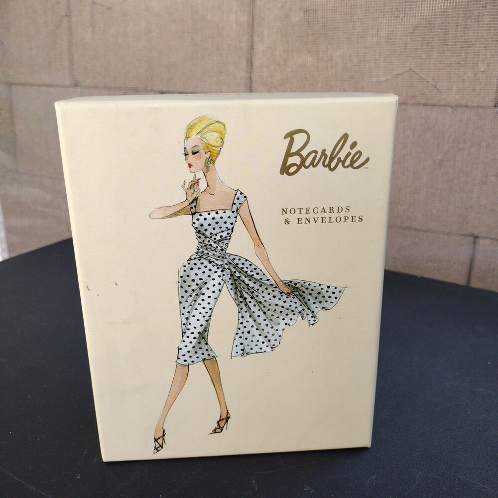 Graphique Barbie Notecards & Envelopes Stationery Set 20 Blank Cards BM1161 NEW